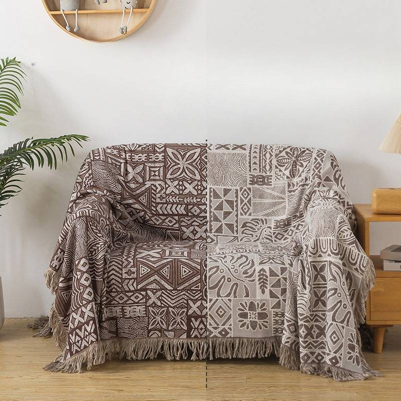 Blankets Tassel Pure Cotton Gauze Summer Cool Quilt Nap Blanket_voghion.com