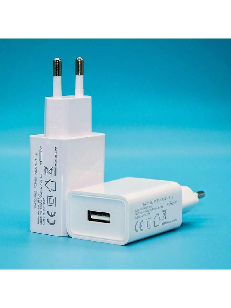 5V2A Europäisches Standardladegerät CE-zertifiziert 10W Handy-Ladekopf USB-Ladegerät Netzteil Geeignet für Mobiltelefone, Computer,_voghion.com