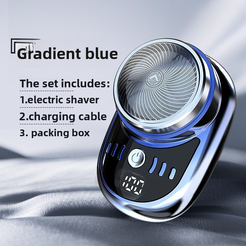 3D Rotary Electric Shaver For Men - Ultra-Quiet Under 36dB, Waterproof, USB Rechargeable, 60+ Mins Runtime, Floating Blades For Smooth Shaving_voghion.com