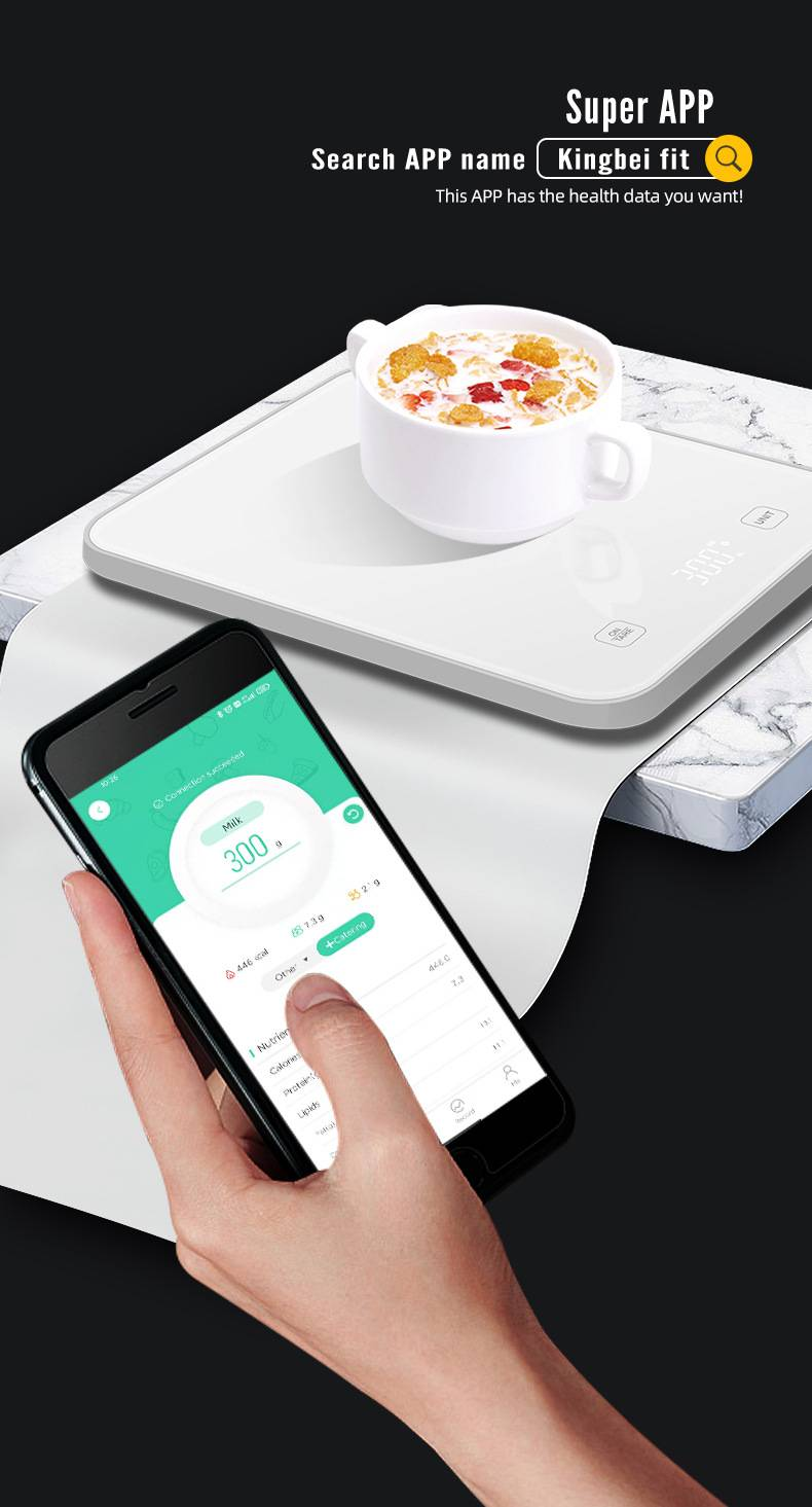 Nutritional Analysis Food Scale Accurate Kitchen Scale Calorie Electronic Scale Coffee Brewing Scale Portable Baking Scale_voghion.com