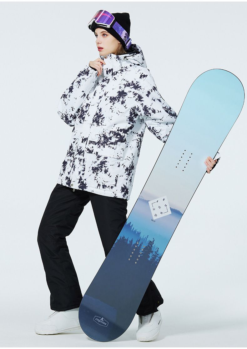NOKO-New Men's And Women's Workwear Warm, Thickened Korean-style Snowboard Ski Suits._voghion.com