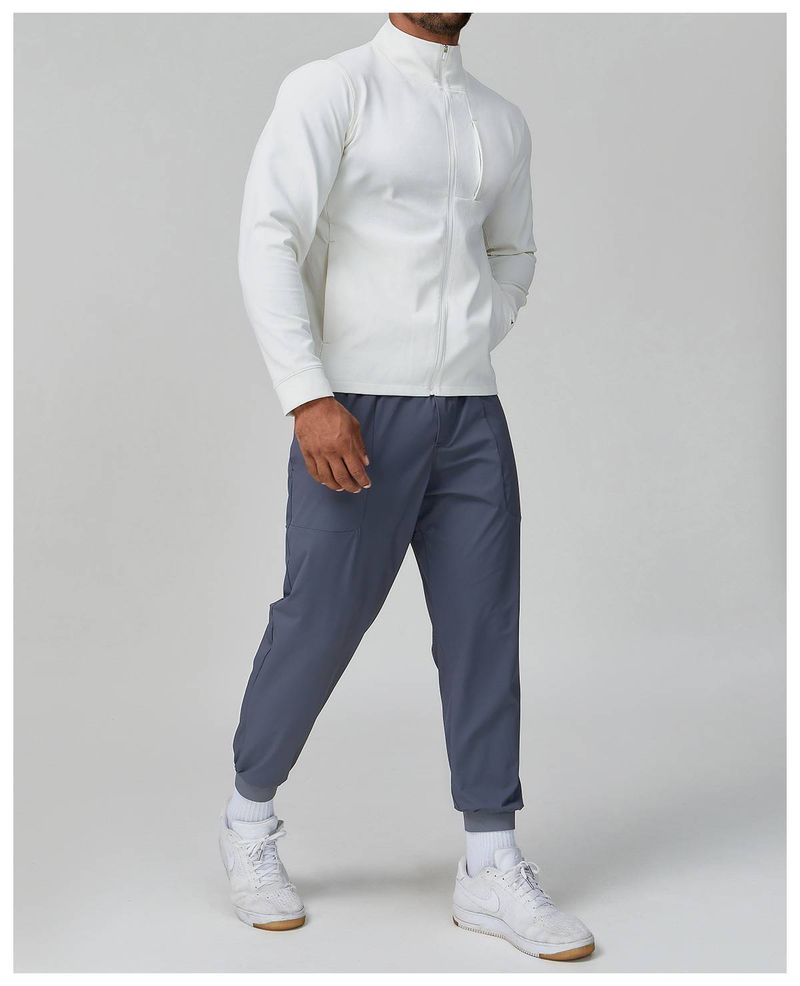 FiveHappyiness Urban Outdoor Functional Solid Color Breathable Men's Spring And Autumn Versatile Stand-up Collar Sports Casual Jacket 1190_voghion.com