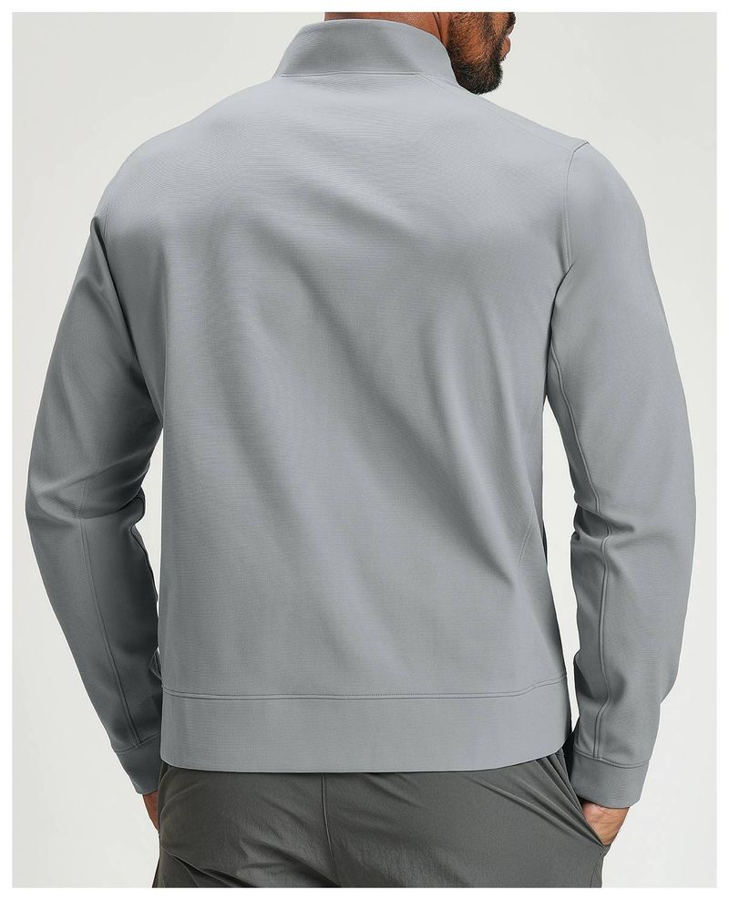 FiveHappyiness Urban Outdoor Functional Solid Color Breathable Men's Spring And Autumn Versatile Stand-up Collar Sports Casual Jacket 1190_voghion.com