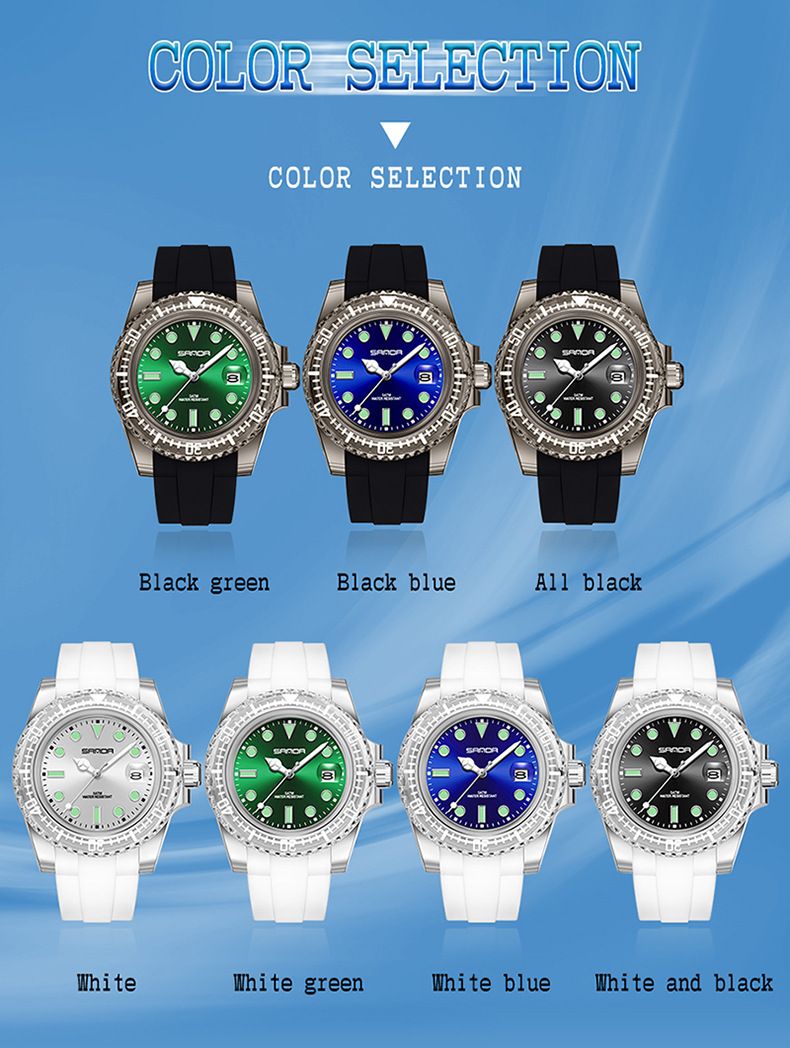 Stylish Unisex Digital Quartz Watch With Calendar, Waterproof & Shockproof, Sporty Silicone Strap Leisure Creative Male And Female Student Watch_voghion.com