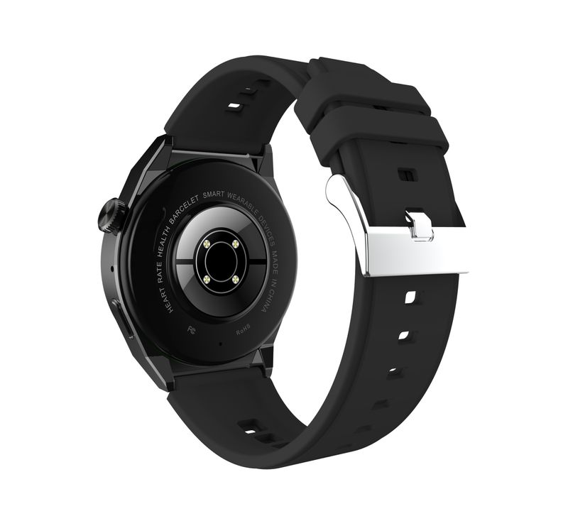 Relógio esportivo eletrônico inteligente com Bluetooth NFC, pressão arterial e frequência cardíaca_voghion.com