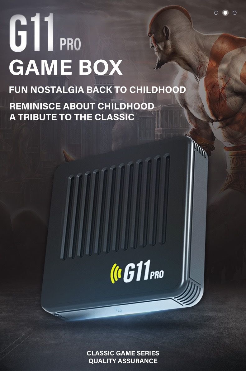 G11 PRO Dual System TV Set-Top-Box Open Source Konsole Android 9.0 Wireless PSP God of War Spiel_voghion.com