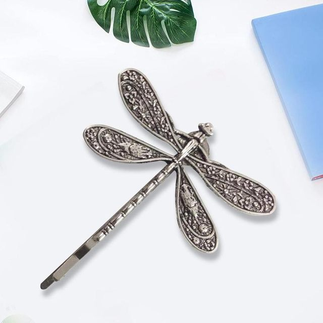 Elegante Vintage Libelle Haarnadeln Braut Kopfschmuck Hochzeit Haar Zubehör Transparent Libelle Haar Clip 1 stücke_voghion.com