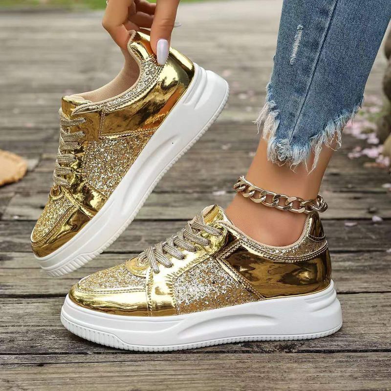 New Plu Ize Fahionable Ingle Hoe, Pring And Autumn New Tyle, Cool Plate Women' Lace Up Thick Oled Caual_voghion.com