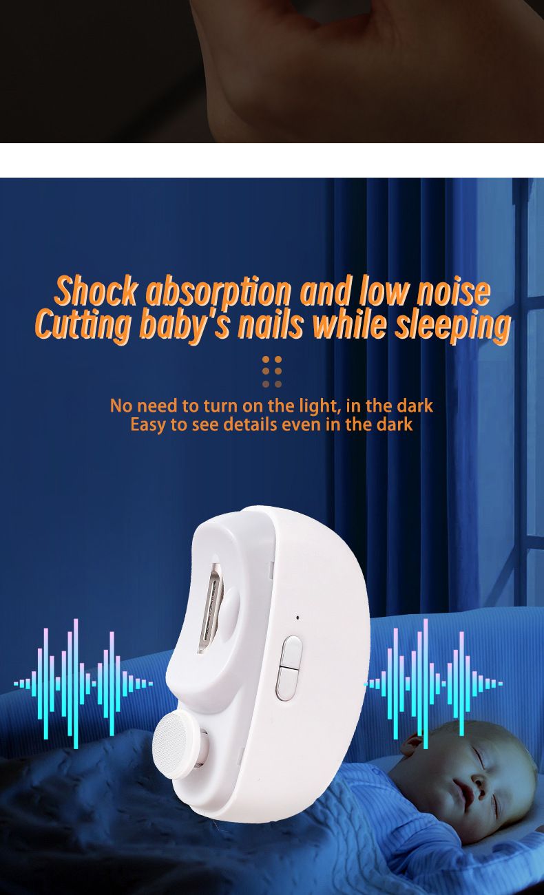 Electric Nail Clipper Nail Clipper Home Multifunctional Nail Trimmer Nail Grinder Adult Children's Nail Trimmer_voghion.com