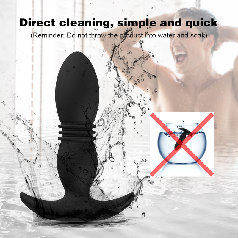 Masseur de Prostate pour hommes, contrôle par application Bluetooth, godemichet Anal télescopique, vibrateur Anal, gode Gay pour hommes, sexe à_voghion.com