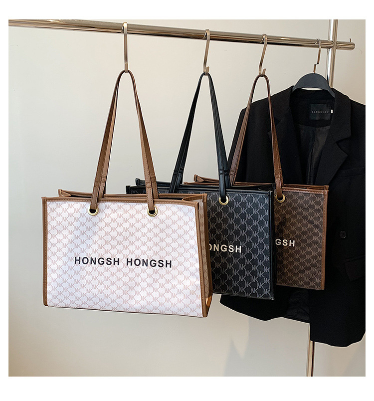 Borsa a tracolla all-in-one retrò da pendolare di moda da donna di nuova moda di grande capacità 2023. Borsa tote per classe universitaria_voghion.com