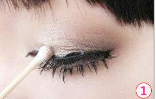 018 Une paire de faux cils purs faits à la main naturel maquillage nu faux cils_voghion.com