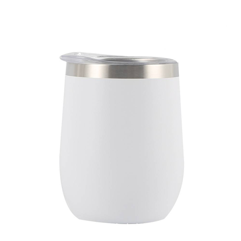 Swig Eggshell Cup Kaksikerroksinen ruostumattomasta teräksestä valmistettu eristekuppi 12 unssia punaviiniä Big Belly U -muotoinen vesikuppi tyhjiömunakuppi_voghion.com