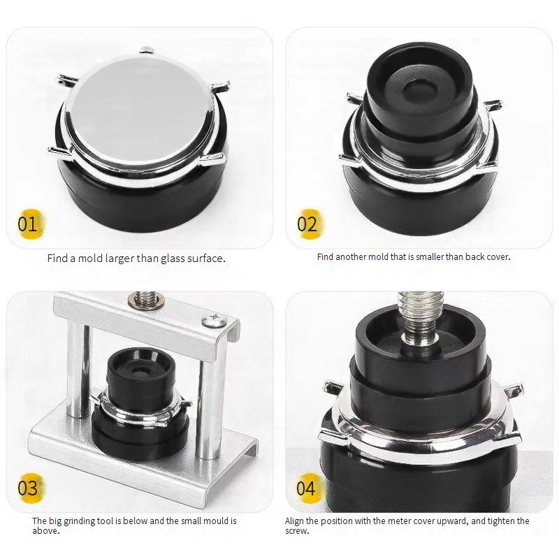 Watch Repair Tool Simple Iron Support Table Gland Mechanical Quartz Watch Gland Machine Rear Cover Battery Replacement Tool_voghion.com