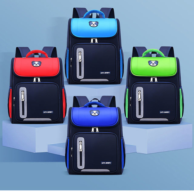 Mochilas para niños, mochilas escolares, protección para la columna vertebral y reducción de carga para niños y niñas, mochila reflectante con logotipo impreso._voghion.com