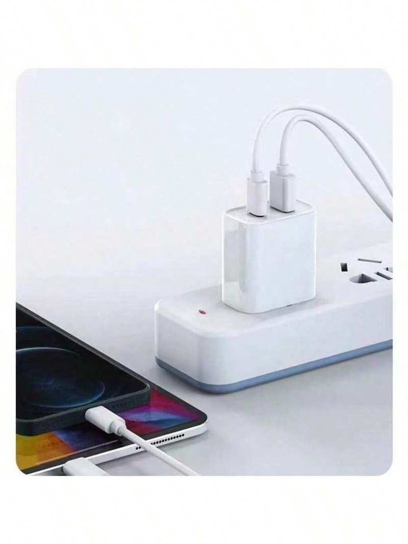 20W PD USB C Wall Fast Charger Adapter With USB-C To USB-C 3.3ft Fast Charging Cable_voghion.com
