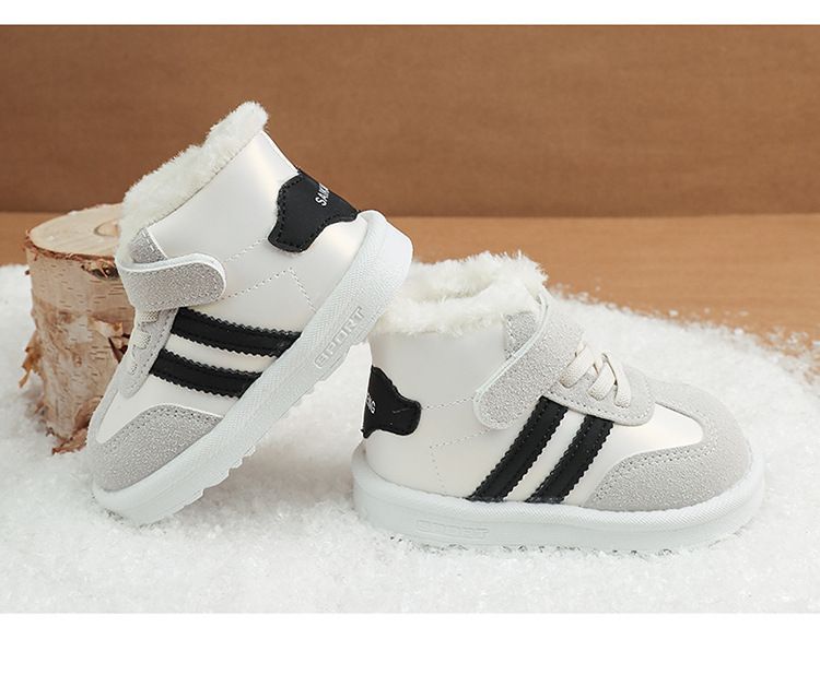 15-30 Taglie 2024 Inverno Nuova Neve con Fodera in Pile, Stivali Caldi Spessi per Ragazzi e Ragazze, Scarpe Sportive Grandi in Cotone_voghion.com