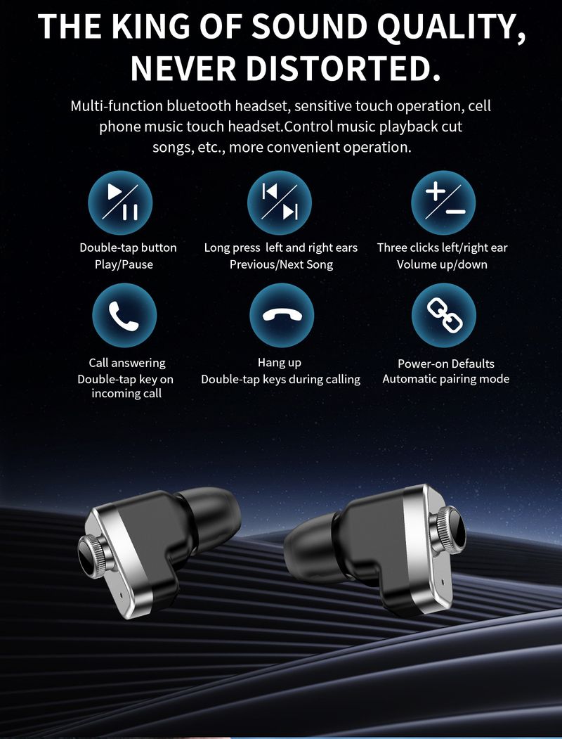 Reloj inteligente T95 con auriculares TWS, pantalla táctil IPS de 1,52", llamadas Bluetooth, asistente de voz con IA, batería de 21 días de duración y dos correas opcionales._voghion.com