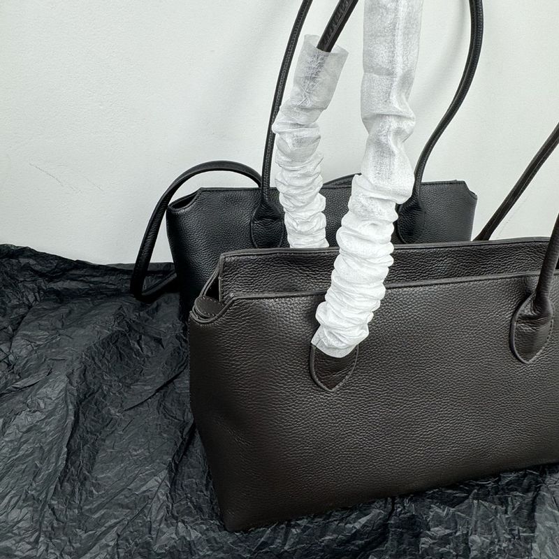 2024 Genuine Leather Simple Style Shoulder Senior Sensory Communication, Hardworking Handbag, Large Capacity Handbag_voghion.com