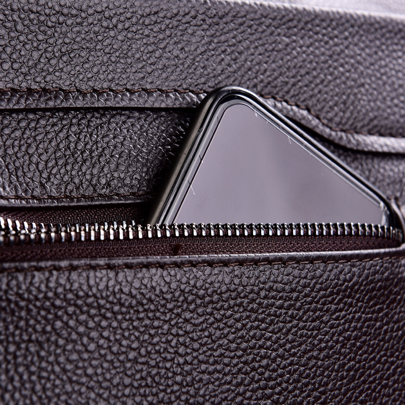 Borsa da lavoro in pelle di mucca Head Layer, borsa a tracolla singola da uomo, borsa casual per laptop di grande capacità_voghion.com