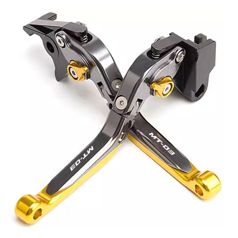 MT03 MT-03 MT 03 Új motorkerékpár alkatrészek CNC 6 sebességes állítható behúzható összecsukható fékkuplungkar_voghion.com