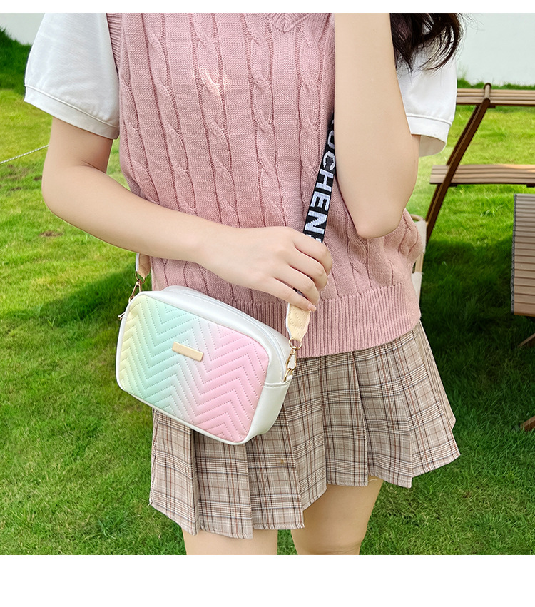 Sacs pour femmes 2022 nouvelle vague motif brodé fer cuir ruban petit sac carré sac photo décontracté diffusion en direct sac cadeau_voghion.com