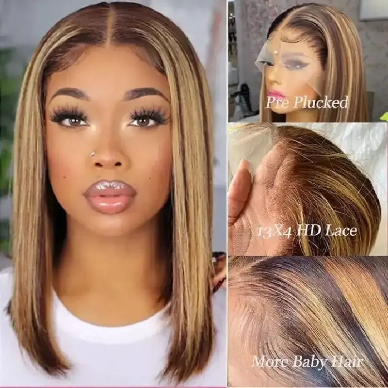 BEAUDIVA Parrucche corte in capelli umani color biondo miele_voghion.com