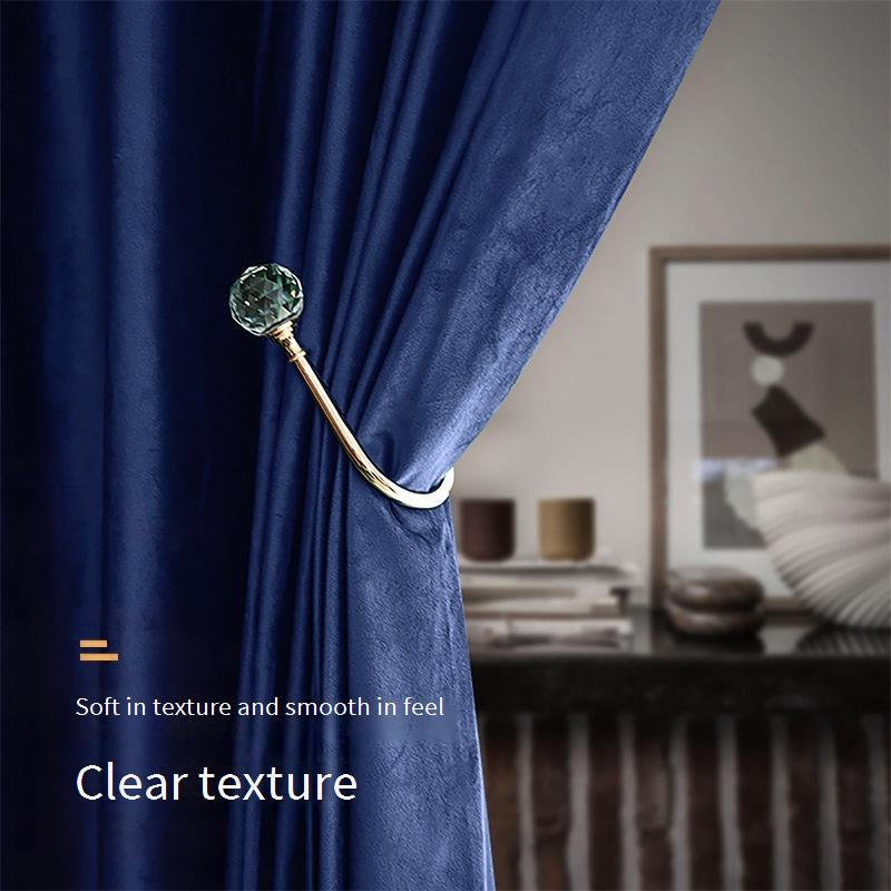 Κουρτίνες Κουρτίνες Συσκότισης για Υπνοδωμάτιο Σαλόνι Θερμομονωτικές Κουρτίνες με Αντιηλιακό Πολυτελές Βελούδινο Ύφασμα_voghion.com