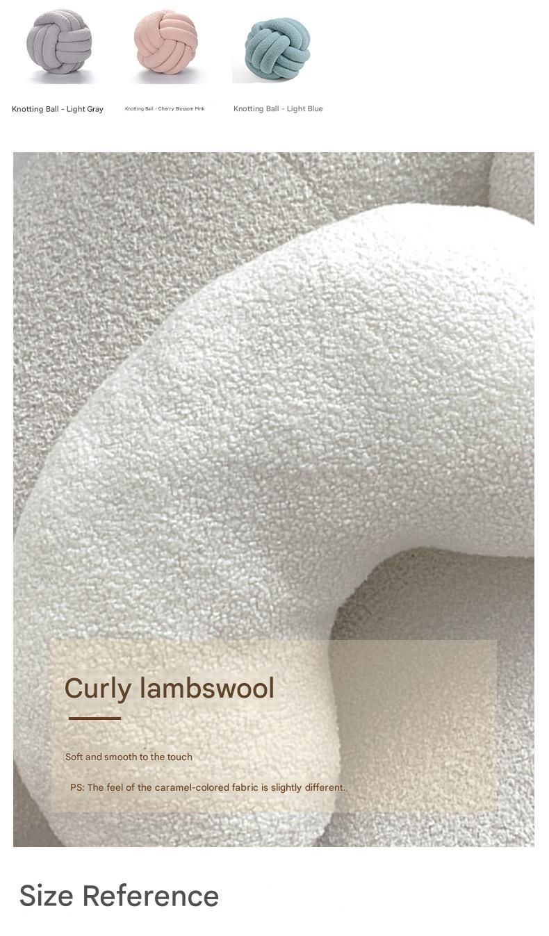 Cuscino in pile Sherpa a forma di nuvola nordica: cuscino decorativo ultra morbido per divano, camera da letto e spazi Instagrammabili_voghion.com