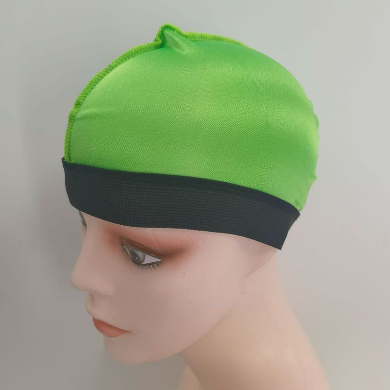 Unisex glatt silke bølgehette for menn Silkemyk Durag elastisk myk pustende silke har god komprimerbarhet_voghion.com