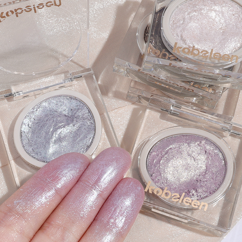 Ombretto monocromatico alto Palette di trucco Texture di purè di patate Diamond Glitter Contouring Illumina il corpo del viso_voghion.com