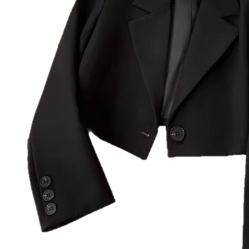 K Short Women's Suit Jacket With A New High-end Design Sense And Versatile Blazer Coat._voghion.com