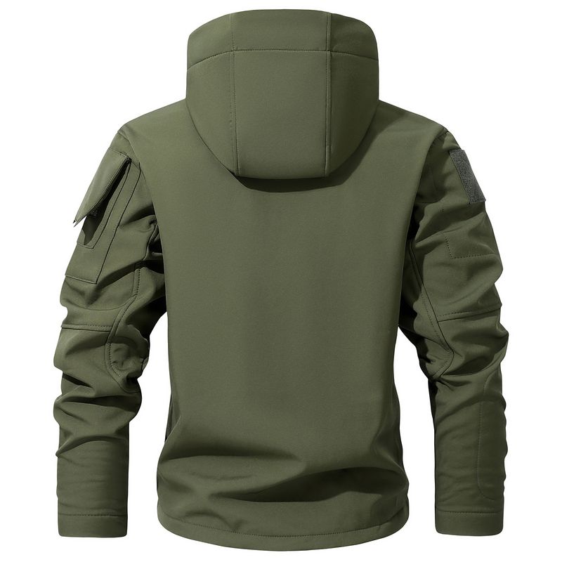 Men’s Softshell Jacket – Tactical Camo Windbreaker With Fleece Lining (S-3XL, 7 Colors)_voghion.com