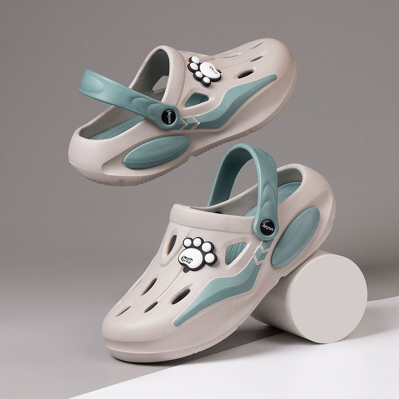 Herren Cave Summer Baotou Strandschuhe mit neuen Sandalen und Außensohle, Sportsandalen mit dicker Sohle, Halbschuhe mit doppeltem Verwendungszweck_voghion.com
