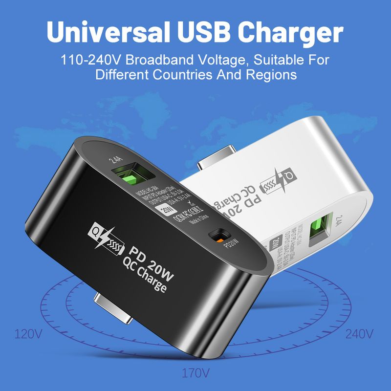 Musikfestival Typ-C HUB Extender Elliptischer Splitter Mobiles Ladegerät Auto USB PD20W Ladekonverter_voghion.com