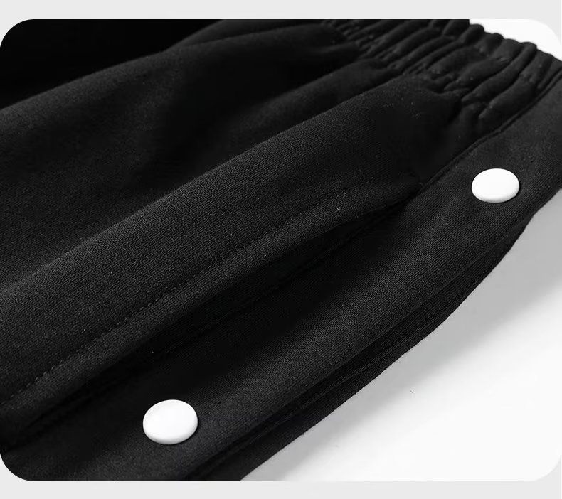 Herrenbekleidung Herren Sommer Dünne Lose Knopfshorts Trendy Marke Bangchuangwei Lässige Seitenknopf-Laufsport-Fünf-Punkt-Basketball-Shorts_voghion.com