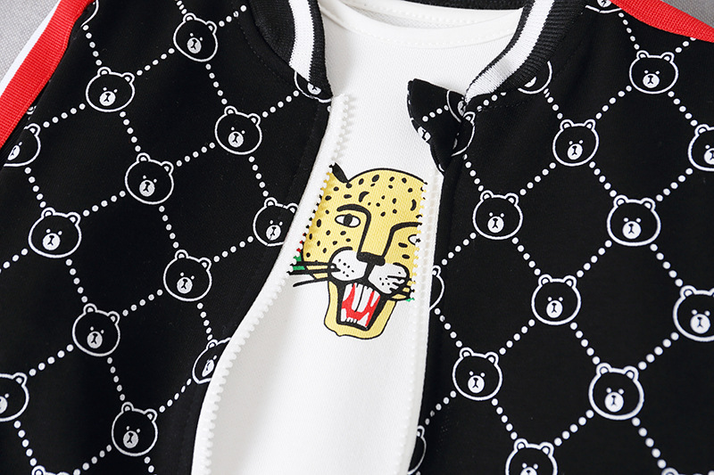 Dječji proljetni set za tisak crtanih filmova 2023. Jesenska nova dječja odjeća srednjeg i malog stranog stila_voghion.com