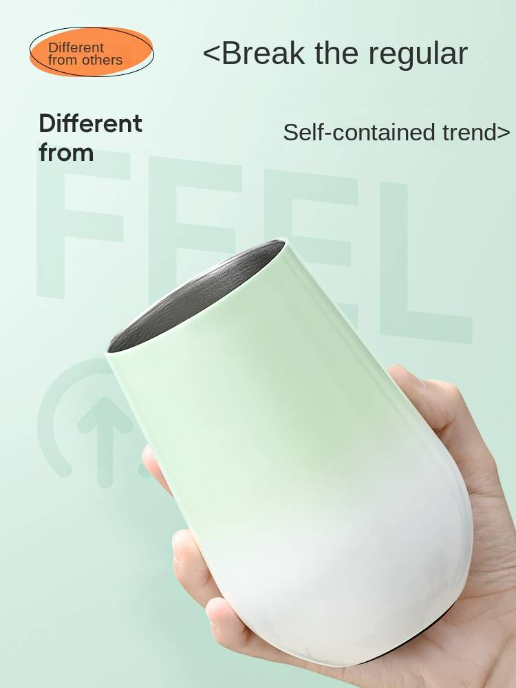 Bottiglia d'acqua isolata in acciaio inossidabile di alta qualità da 330 ml per ufficio/casa - Bicchiere da caffè e tè resistente con cannuccia_voghion.com