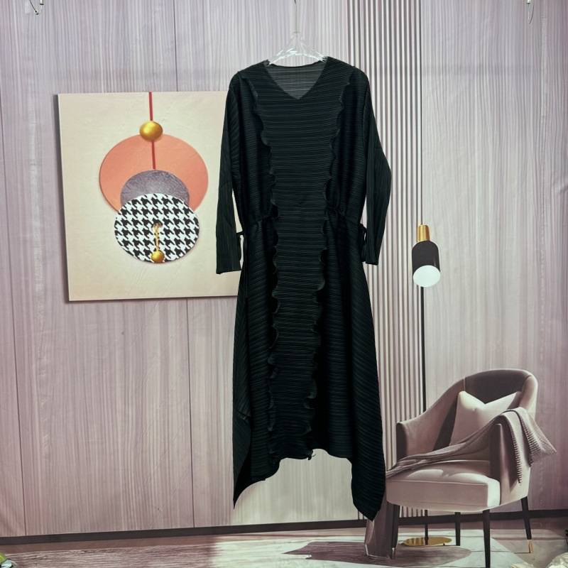 Women's Clothing fashion V neck loose waist elegant temperament A line skirt women's skirt_voghion.com