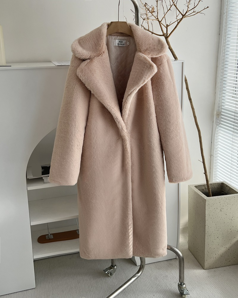 Women's Clothing autumn and winter mink coat women's mid length autumn and winter mink velvet coat large size plus cotton thick_voghion.com