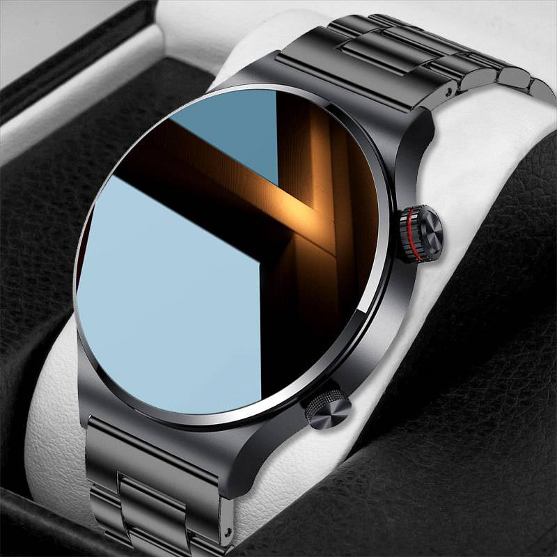 Heart rate blood pressure blood oxygen monitoring music playback remote control photo taking Bluetooth call business smart watch_voghion.com