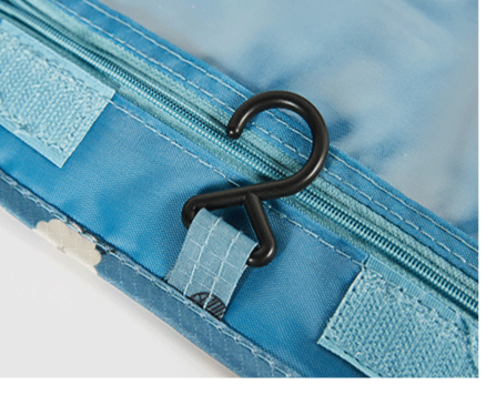 Damevesker Tykk fargerik reiseoppbevaringsveske Krok Toalettveske Hengende oppbevaringsveske Kosmetikkveske Sammenleggbar håndveske Oppbevaringsveske_voghion.com