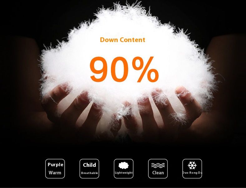 Men's & Women's Short Puffer Jacket With Shiny Finish, 100% White Duck Down, Workwear Style , Windproof & Machine Washable, For Extreme Cold Weather_voghion.com