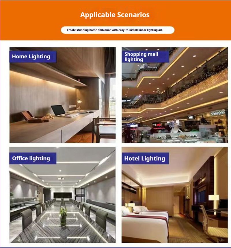 Kit de tira de luces LED de neón flexibles de 12 V, tira de luces RGB de 5 m que cambia de color con fuente de alimentación, resistente al agua para publicidad y decoración exterior._voghion.com