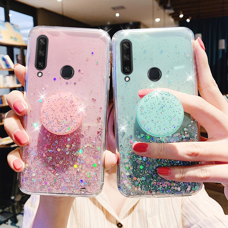 Za Huawei Honor 10i 9X 10 Lite 20 Pro 8X 8A 9S 20S 9C 9A 7A 7C Pro Case Bling Glitter Cover na Huawei P30 Lite P20 P40 _voghion.com