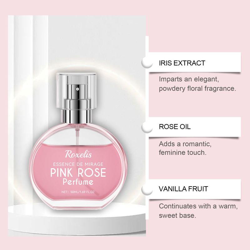 Rose Pink Natürlicher Blumenduft Frisch Langanhaltender Eleganter Charme Tragbare Nachfüllpackung Romantischer Duft_voghion.com