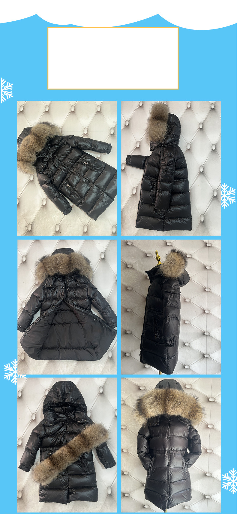 Mother & Kids D036 new winter children's down jacket White duck down thickened men's and women's children's down jacket_voghion.com