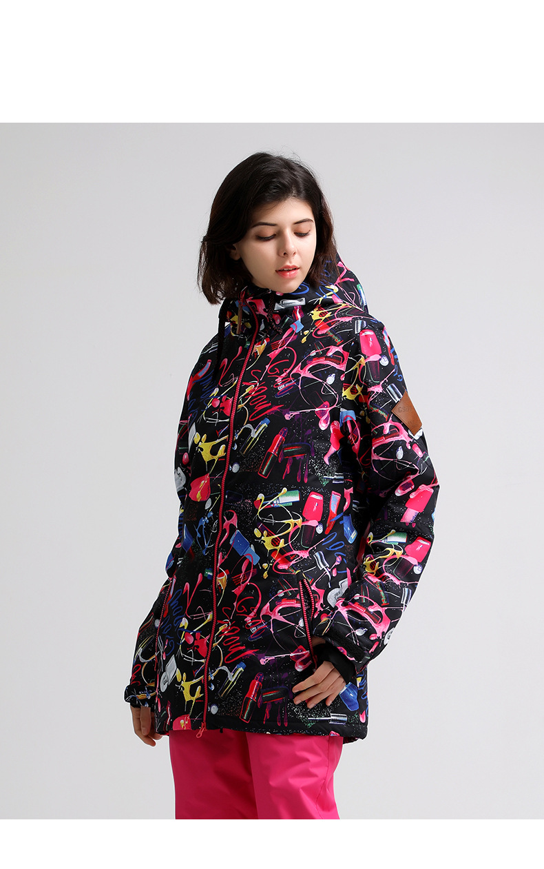 Women's snowboard snowboard jacket winter outdoor windproof waterproof snowproof jacket_voghion.com