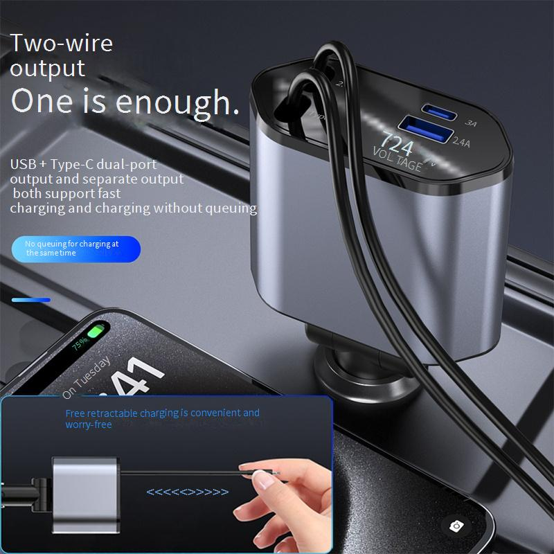 Caricabatterie per auto Super Fast Charge Nuovo caricabatteria per auto Presa accendisigari per auto_voghion.com