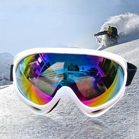 Windproof Dustproof Goggles Men Women, Ski Anti-Fog, Universal For Adults Children, Mountaineering Goggles, Single And_voghion.com